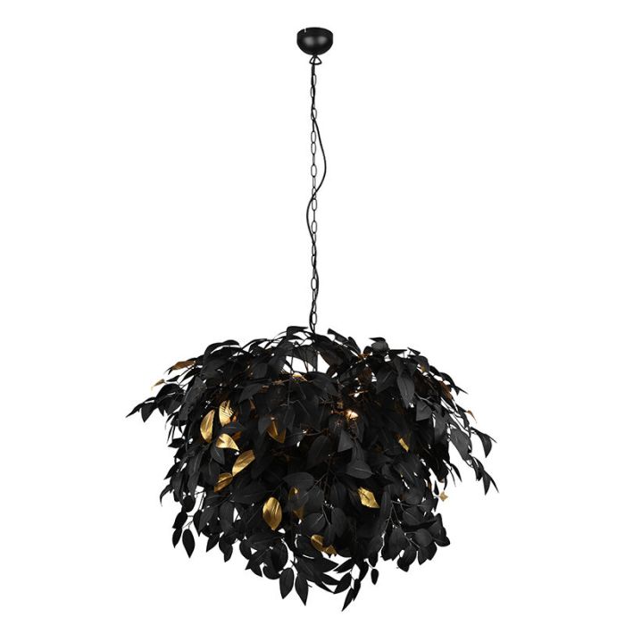 Svart fönsterlampa retro, Urwa