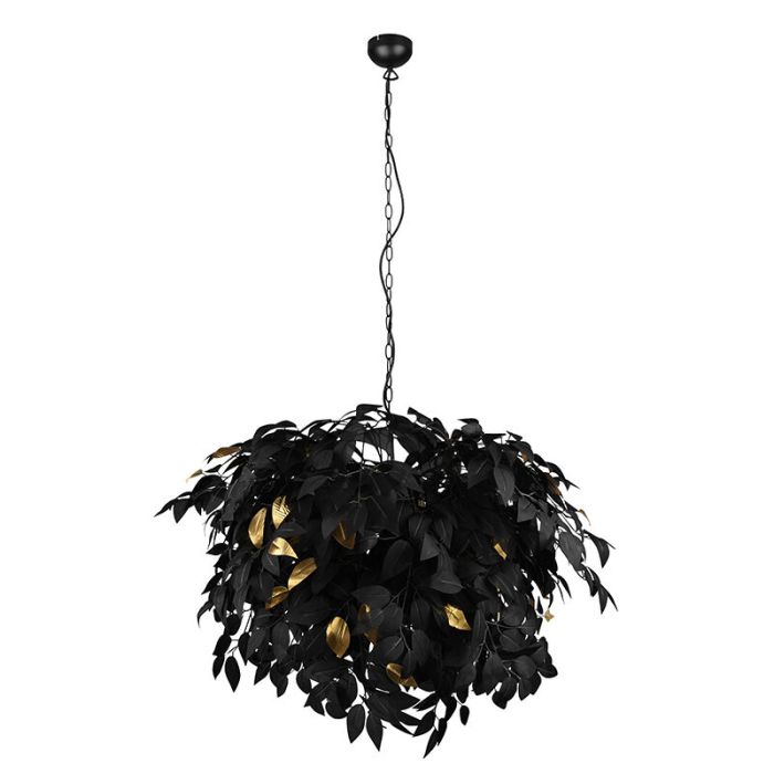 Svart fönsterlampa retro, Urwa