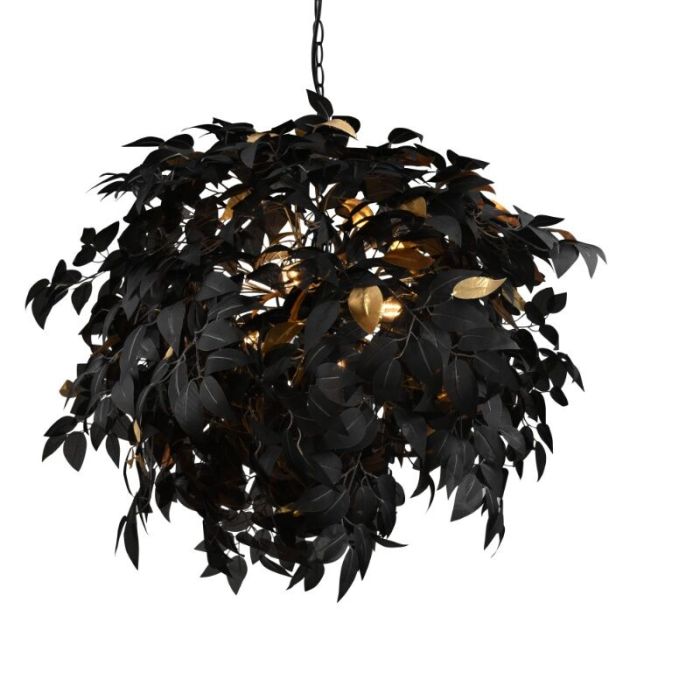 Svart fönsterlampa retro, Urwa