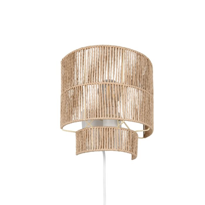 Papper vägglampa brun, Ravian