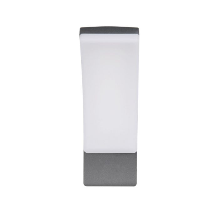 Antracit utelampa modern, Popke, 12,5W, 4000K LED, IP44