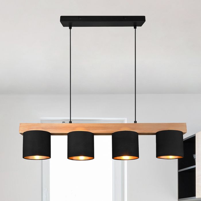 Modern fönsterlampa trä, Keltoum