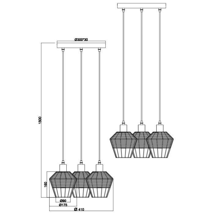 Rotting fönsterlampa brun, Mirne