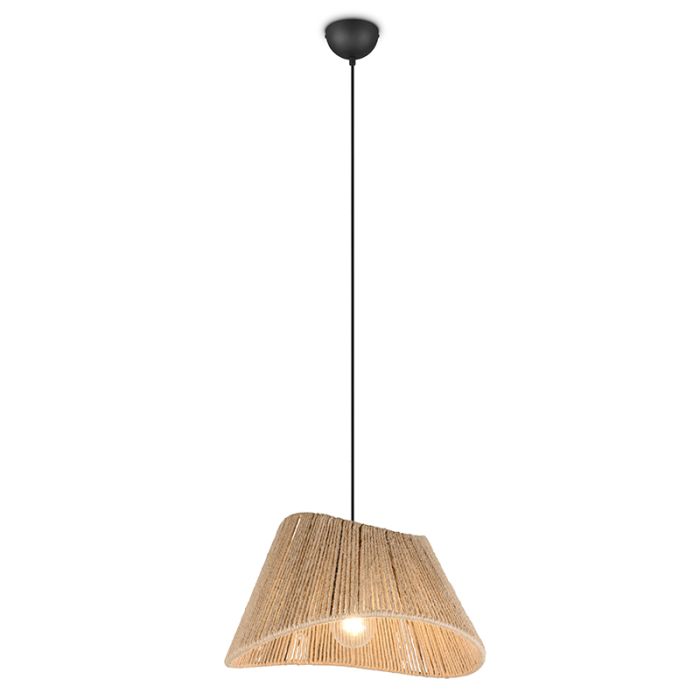Brun fönsterlampa rustik, Sakine
