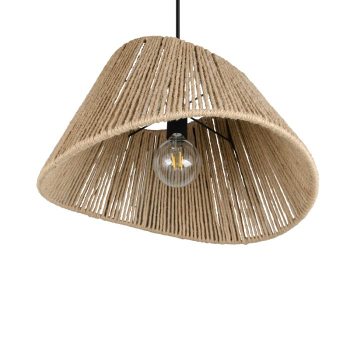 Brun fönsterlampa rustik, Sakine