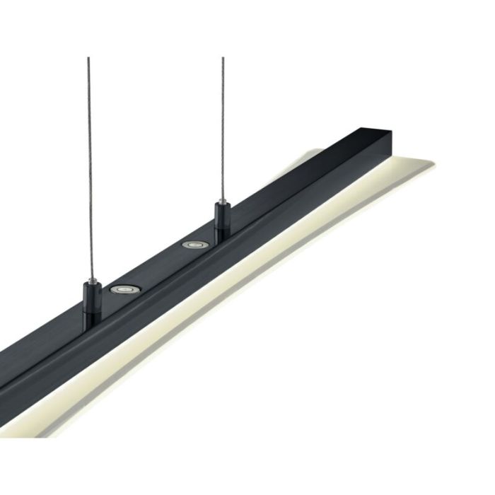 Svart fönsterlampa modern, Port, 18W, varm till kall vit justerbar LED