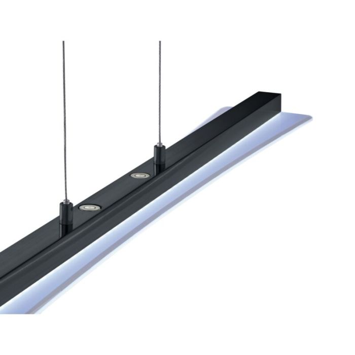 Svart fönsterlampa modern, Port, 18W, varm till kall vit justerbar LED
