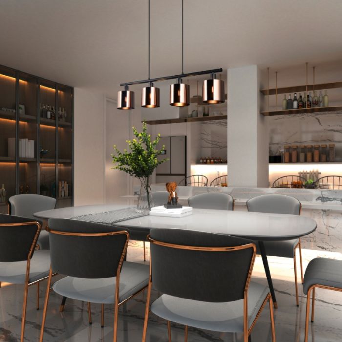 Brons fönsterlampa design, Loeka