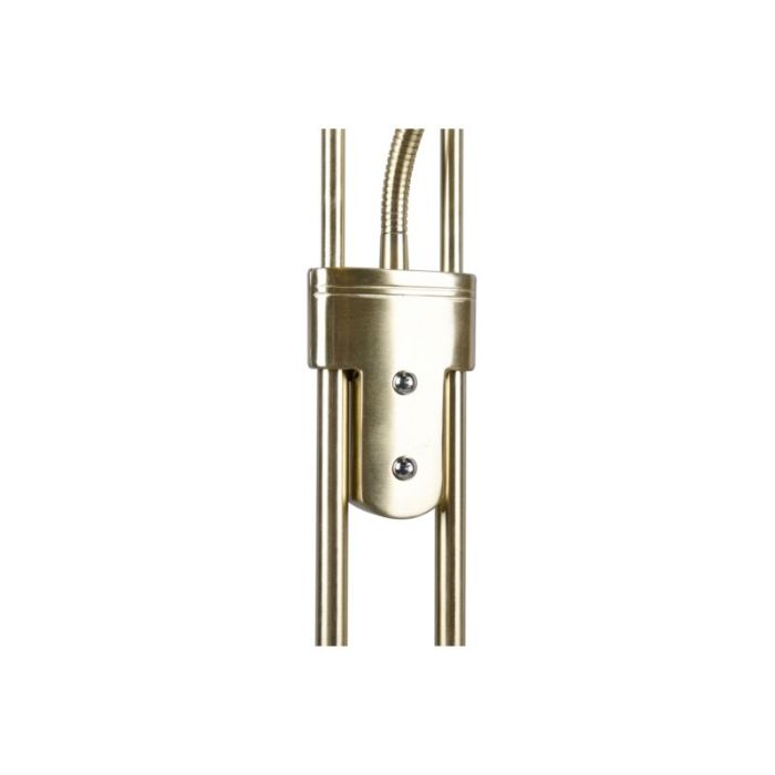 Mässing läslampa golv modern, Fredrika, 27W, 3000K LED, med beröringsdimmer