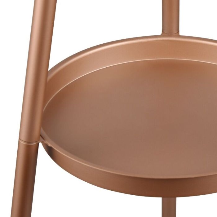 Brun golvlampa tre ben modern, Wendel, med brytare