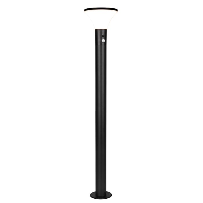 Svart golvlampa utomhus solcell modern, Nebahat, 3W, 4000K LED, IP44