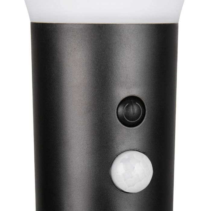 Svart golvlampa utomhus solcell modern, Nebahat, 3W, 4000K LED, IP44