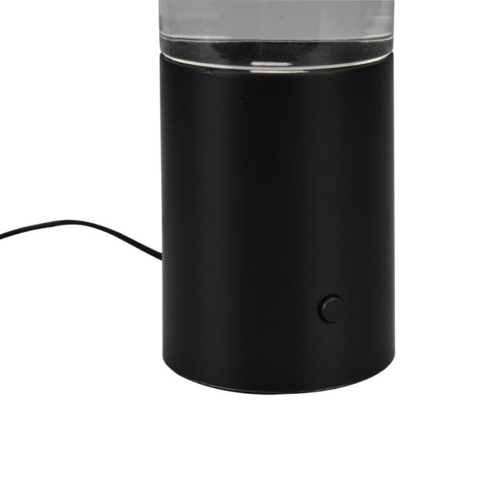 Svart bordslampa modern, Umar, 1W, RGB LED, med brytare