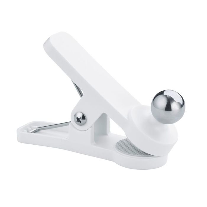 Vit bordslampa metall, Remko, 2W, 3000K LED, med beröringsdimmer
