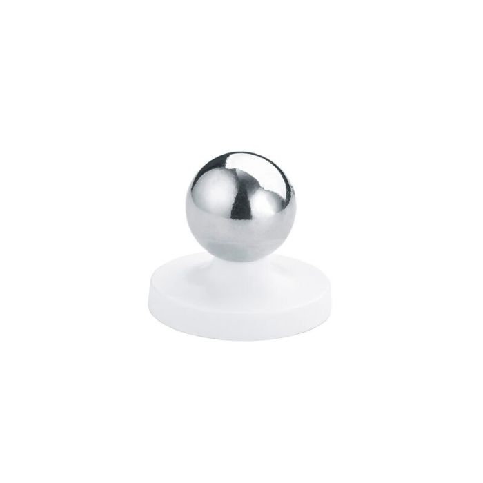 Vit bordslampa metall, Remko, 2W, 3000K LED, med beröringsdimmer