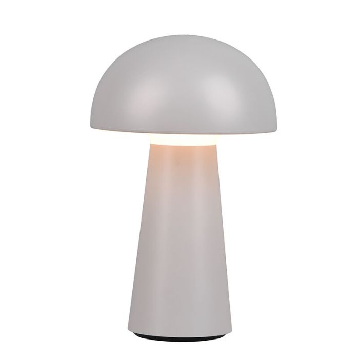 Grå bordslampa utomhus modern, Rachelle, 2W, 3000K LED, IP44, 3 stegs dimmer