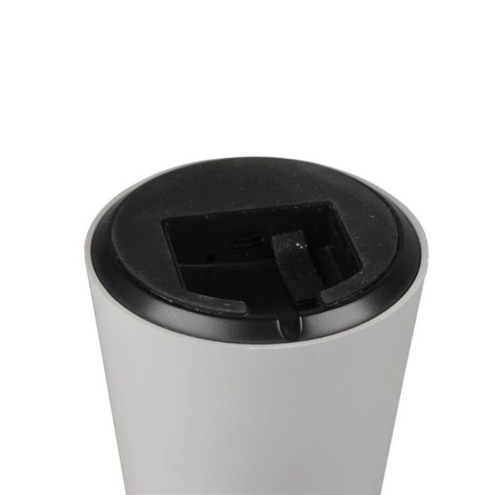 Grå bordslampa utomhus modern, Rachelle, 2W, 3000K LED, IP44, 3 stegs dimmer