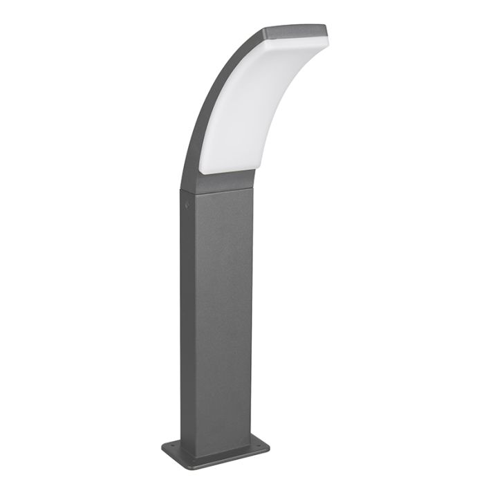 Antracit utelampa modern, Popke, 12,5W, 4000K LED, IP44