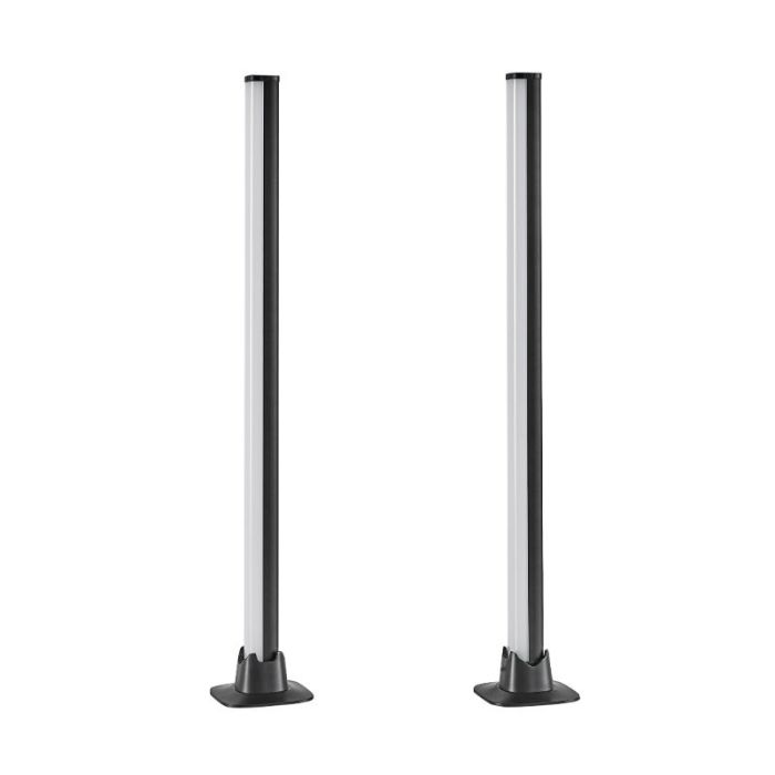Svart bordslampa modern, Wissal, 5W, RGB LED, met fjärrkontroll