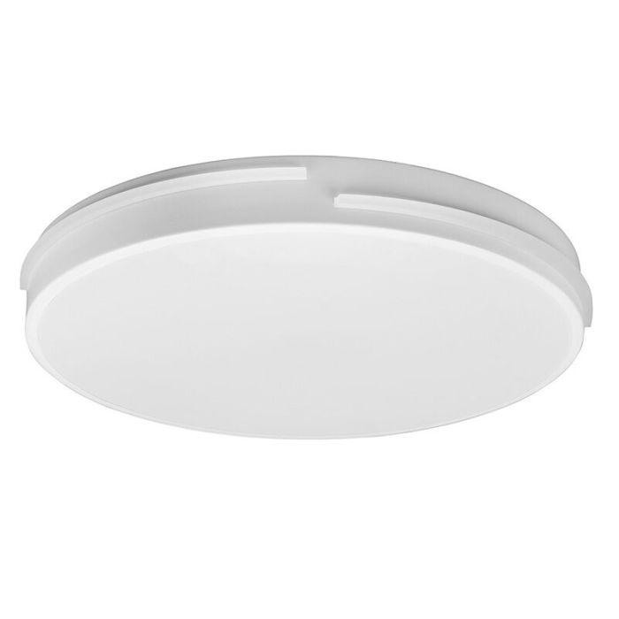 Vit plafond modern, Fadi, 24W, varm till kall vit justerbar LED, met fjärrkontroll