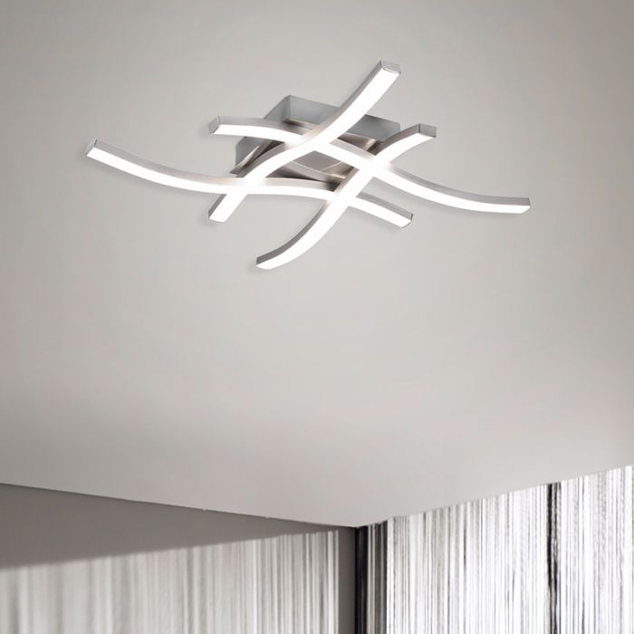 Nickel taklampa modern, Go, 5W, 4000K LED