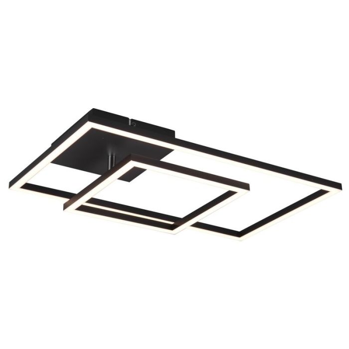 Svart plafond modern, Binc, 25W, 4000K LED, 3 stegs dimmer