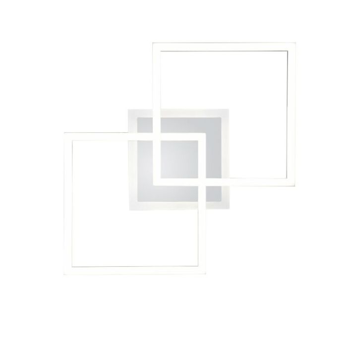 Krom plafond modern, Semira, 25W, 4000K LED, 3 stegs dimmer