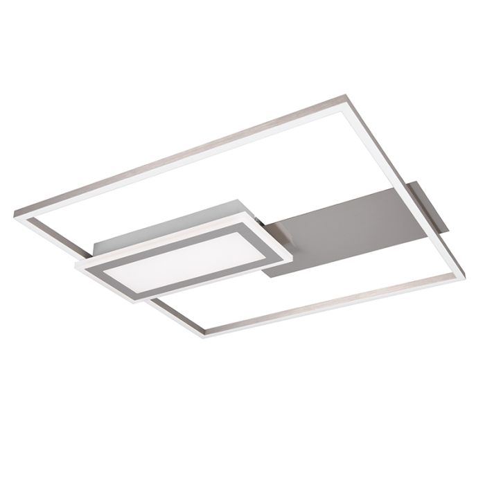 Nickel plafond design, Shun, 32W, varm till kall vit justerbar LED