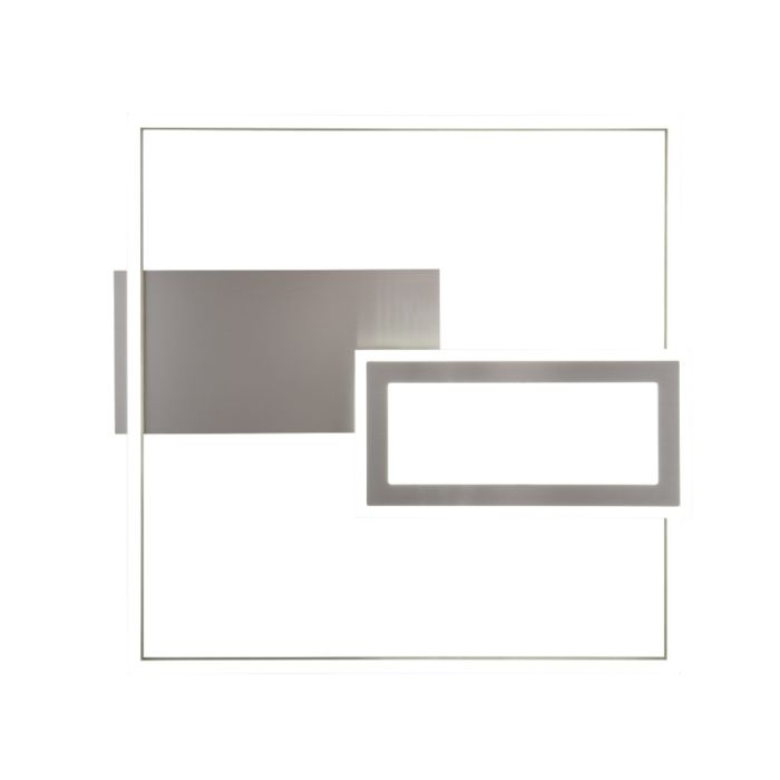 Nickel plafond design, Shun, 32W, varm till kall vit justerbar LED