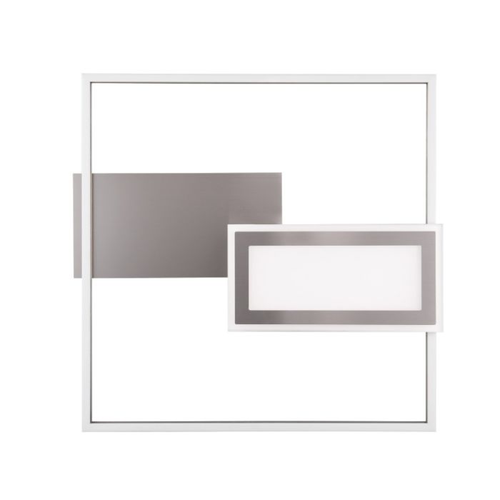 Nickel plafond design, Shun, 32W, varm till kall vit justerbar LED