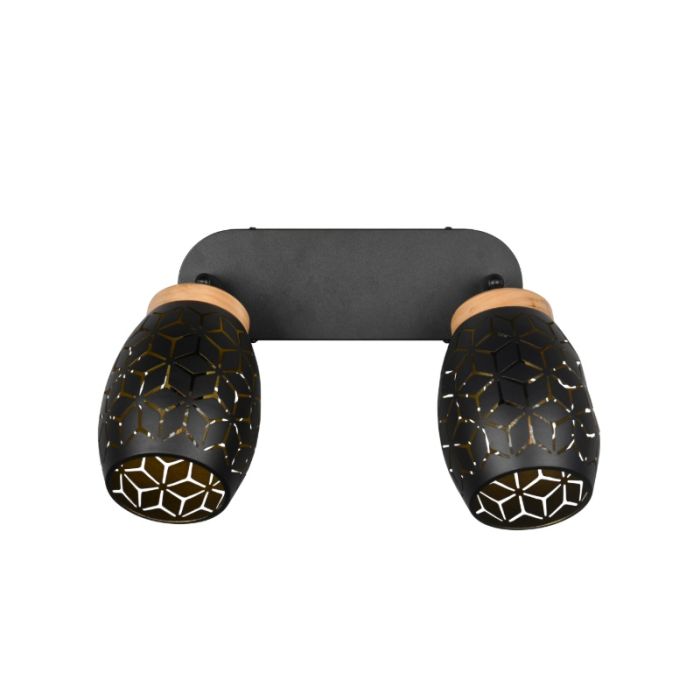 Svart spotlight tak modern, Delana