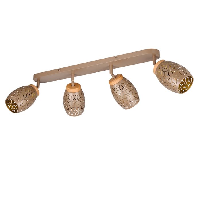 Brun spotlight tak modern, Delana