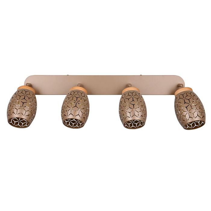 Brun spotlight tak modern, Delana