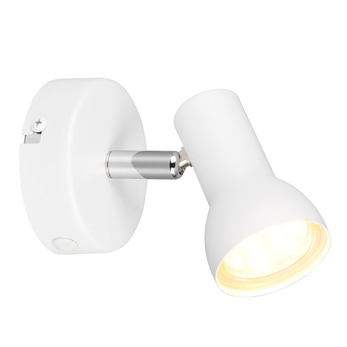 Vit väggspotlight modern, Sabrin