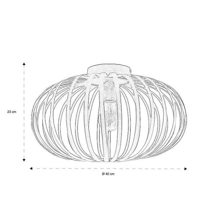Industri plafond svart, Lieve