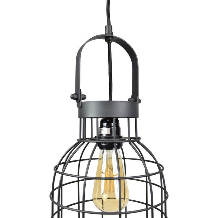 Industri pendellampa matbord svart, Faber
