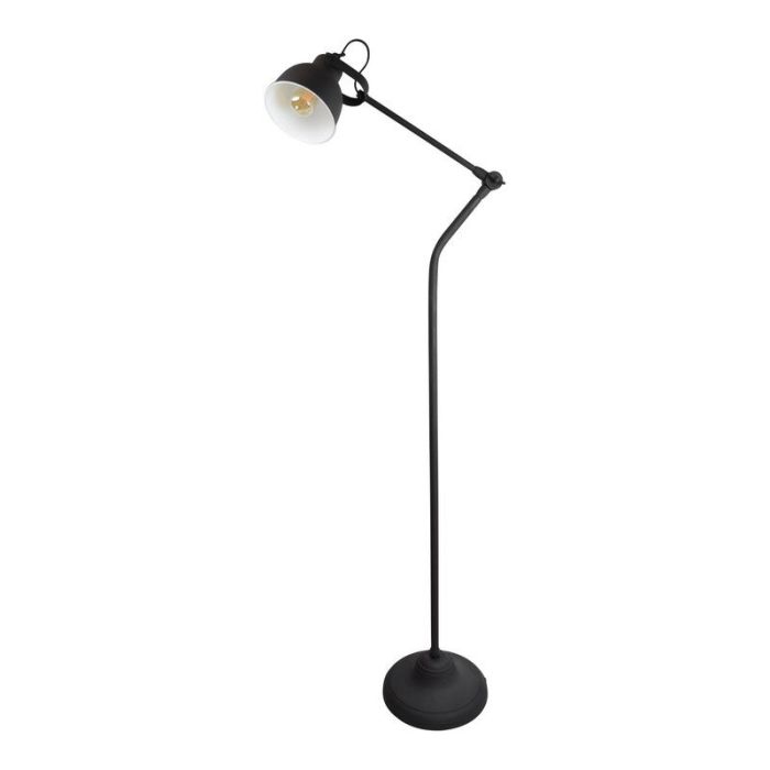 Industri golvlampa svart, Redon, med brytare