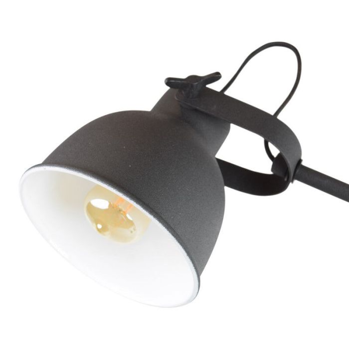 Industri golvlampa svart, Redon, med brytare