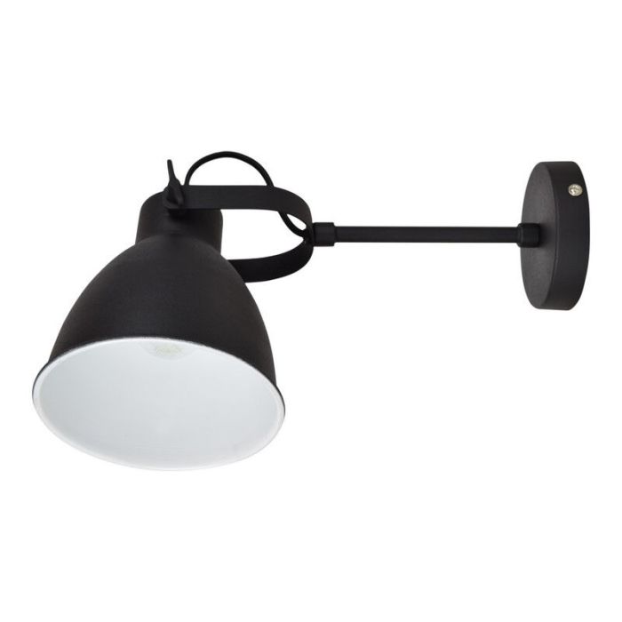 Industri vägglampa svart, Locker