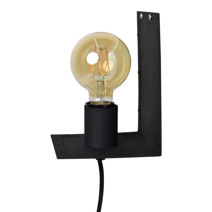 Industri vägglampa svart, Ferial