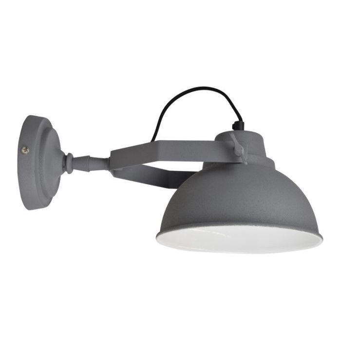 Industri vägglampa grå, Fellen