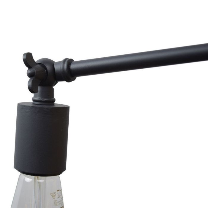 Industri vägglampa svart, Orloni