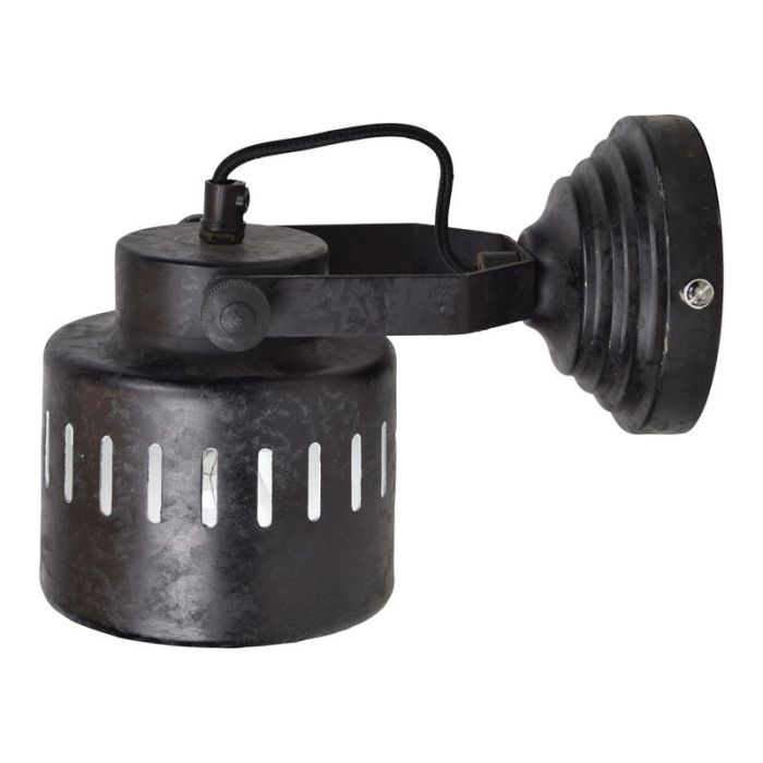 Industri vägglampa svart, Yzak