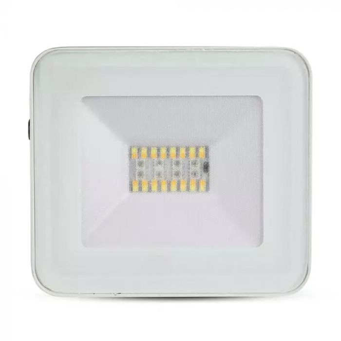 Vit smart strålkastare modern, Leander, 20W, justerbar ljusfärg LED, IP65