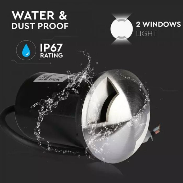 Modern decklight silver, Marcus, IP67
