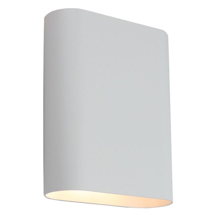 Modern up down vägglampa vit, Rodigo