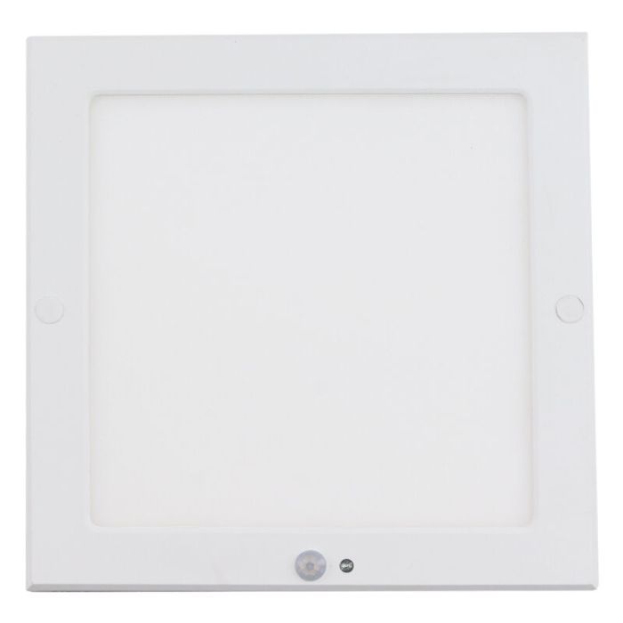 Plast taklampa med sensor vit, Luan, 20W, 3000K LED