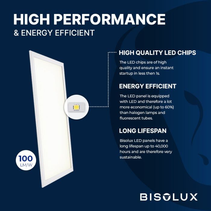 Bisolux Master LED 30x120 panel, 38W, 4000K