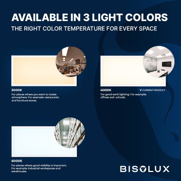 Bisolux Master LED 30x120 panel, 38W, 4000K