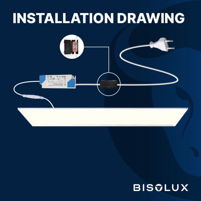 Bisolux Master LED 30x120 panel, 38W, 4000K
